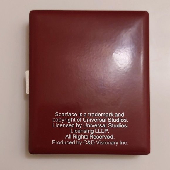 Universal Studios SCARFACE Rare Cigarette Case Smoke Holder Official Licensed - Picture 2 of 4